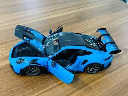 1/18 Diecast Full Opening - Minichamps Porsche 911 GT3 RS 2024 (Blue)