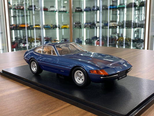 1/18 Diecast  KK Scale Ferrari 356 GTB/4 1971 in Blue