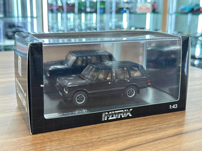 1:43 Diecast Model MK Miniatures Range Rover Vogue LSE (1992–1993) – Black
