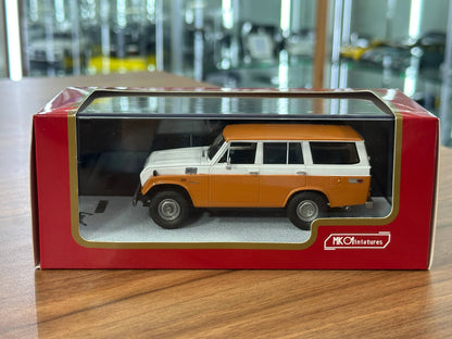 1:43 Diecast Model MK Miniatures Toyota Land Cruiser – Orange/White