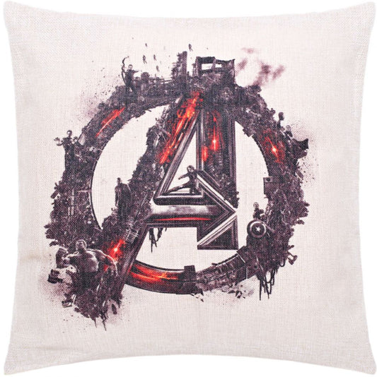 Cushion CoverAVENGRS LOGO PRINT  45 x 45|Sold in Dturman.com Dubai UAE.