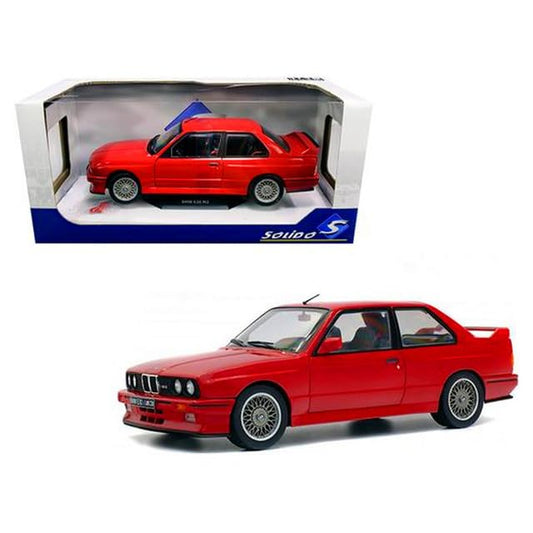 1986 BMW E30 M3 Red 1/18 Diecast Model Car by Solido