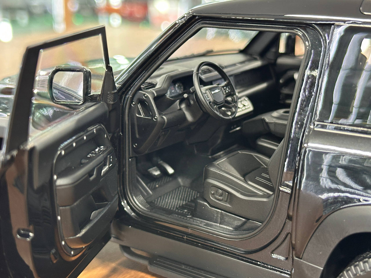 1/18 Diecast Land Rover Defender 90 (2020) – Almost Real (Santorini Black) - Dubai