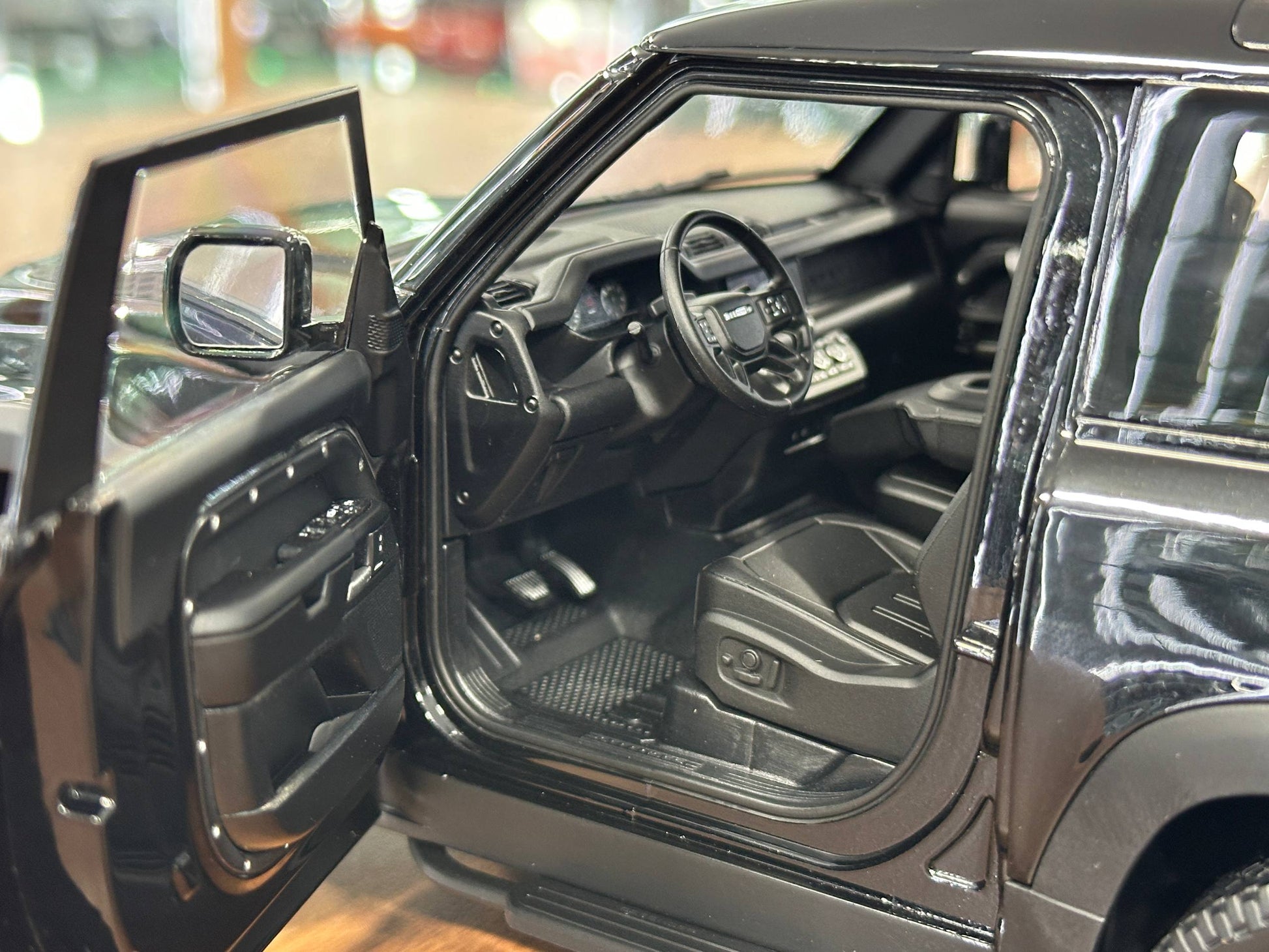 1/18 Diecast Land Rover Defender 90 (2020) – Almost Real (Santorini Black) - Dubai