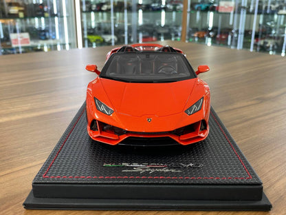 1:18 Resin Lamborghini Huracán EVO Spyder  – Arancio Xanto | MR Collection (Limited 49 pcs)