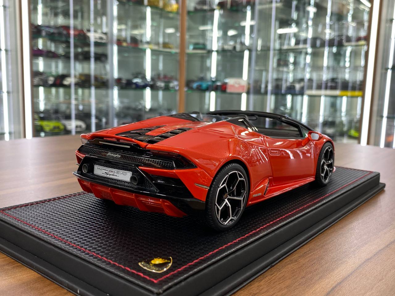 1:18 Resin Lamborghini Huracán EVO Spyder  – Arancio Xanto | MR Collection (Limited 49 pcs)