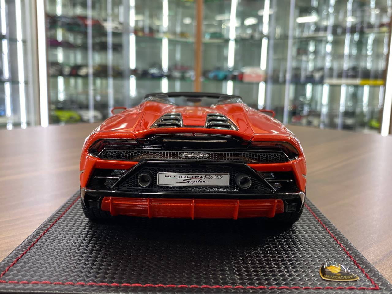 1:18 Resin Lamborghini Huracán EVO Spyder  – Arancio Xanto | MR Collection (Limited 49 pcs)