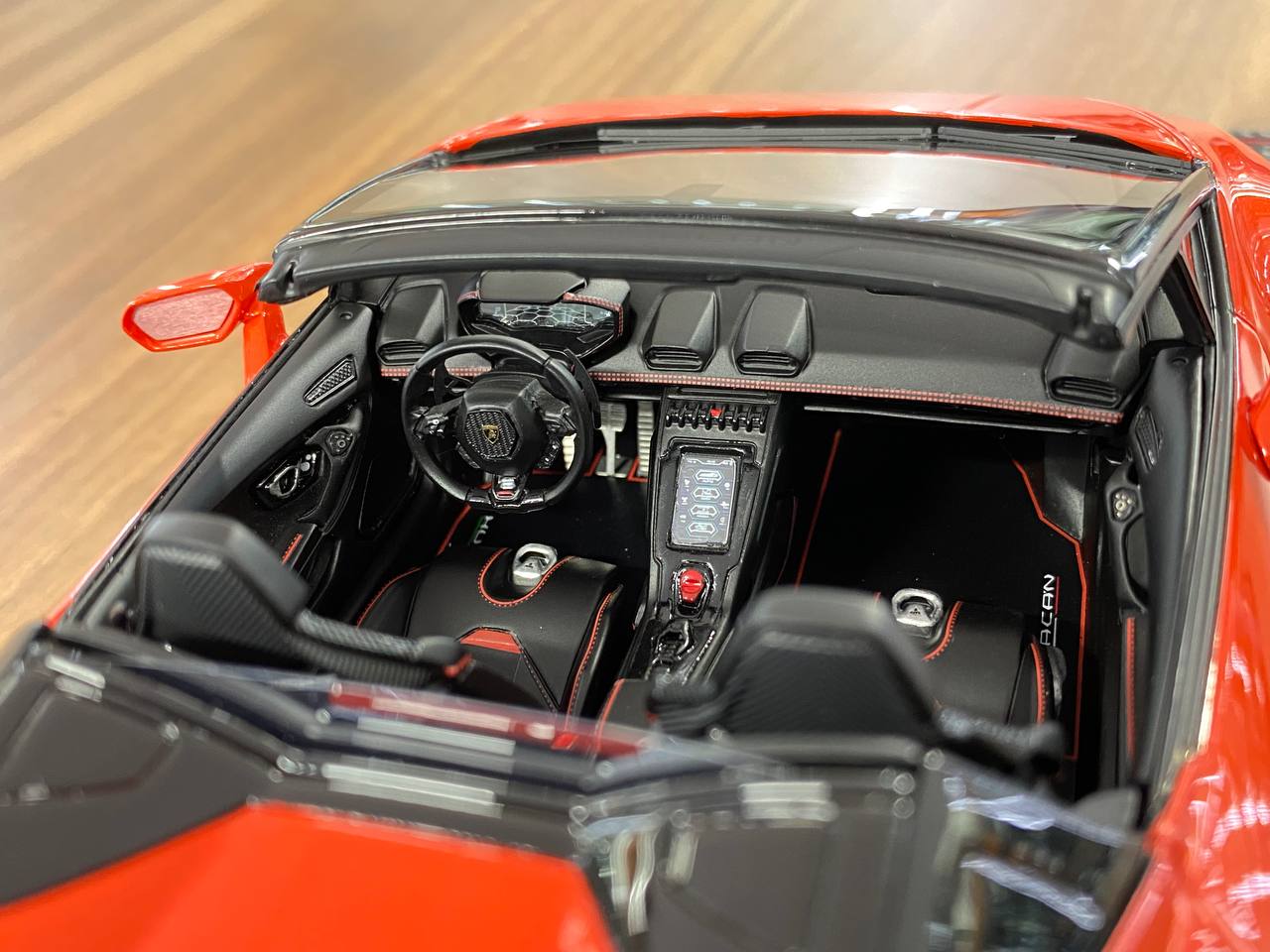 1:18 Resin Lamborghini Huracán EVO Spyder  – Arancio Xanto | MR Collection (Limited 49 pcs)