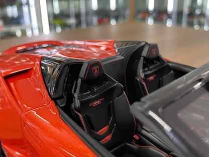 1:18 Resin Lamborghini Huracán EVO Spyder  – Arancio Xanto | MR Collection (Limited 49 pcs)