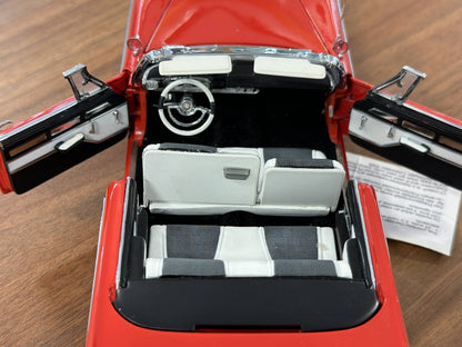 The Franklin Mint Plymouth Belvedere Convertible 1958 – Red – 1:24 Diecast Model (Full opening)