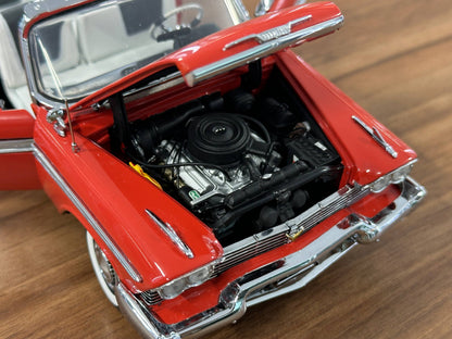 The Franklin Mint Plymouth Belvedere Convertible 1958 – Red – 1:24 Diecast Model (Full opening)