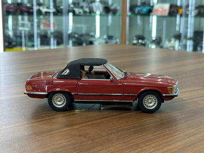The Franklin Mint Mercedes-Benz SL 450 1973 – Brown – 1:24 Diecast Model (Full opening)