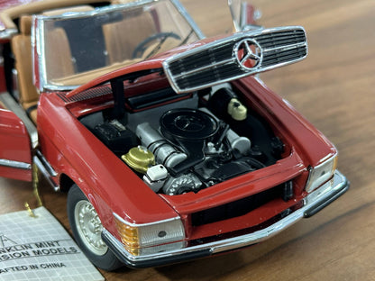 The Franklin Mint Mercedes-Benz SL 450 1973 – Brown – 1:24 Diecast Model (Full opening)