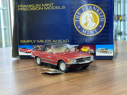 The Franklin Mint Mercedes-Benz SL 450 1973 – Brown – 1:24 Diecast Model (Full opening)