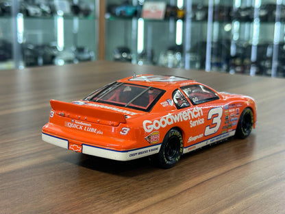 Action Racing Collectables NASCAR Chevrolet Monte Carlo Elite 1997 – Dale Earnhardt #3 Goodwrench Wheaties Orange – 1:24 Diecast Model (Full Opening, Limited Edition)