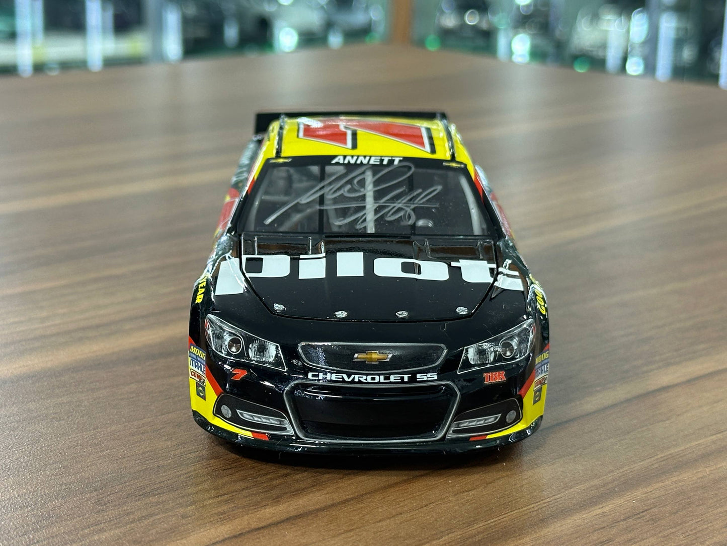 NASCAR Chevrolet SS 2014 Michael Annett #7 1:24 Diecast – Silver – Action Racing Collectables Limited Edition