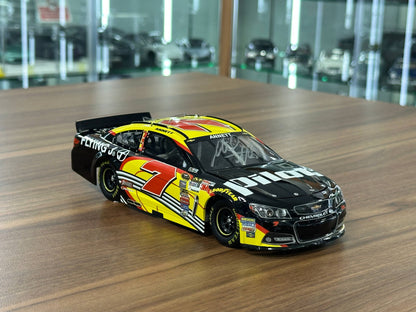 NASCAR Chevrolet SS 2014 Michael Annett #7 1:24 Diecast – Silver – Action Racing Collectables Limited Edition
