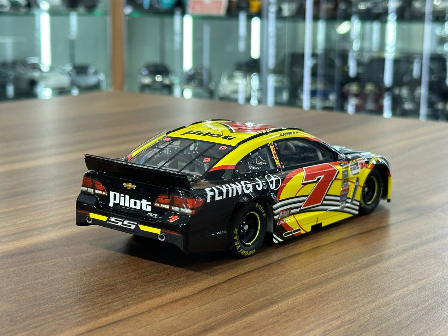 NASCAR Chevrolet SS 2014 Michael Annett #7 1:24 Diecast – Silver – Action Racing Collectables Limited Edition