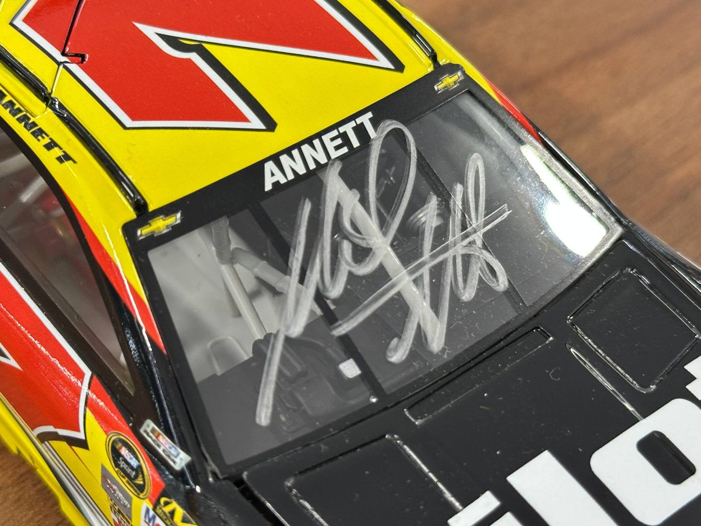 NASCAR Chevrolet SS 2014 Michael Annett #7 1:24 Diecast – Silver – Action Racing Collectables Limited Edition