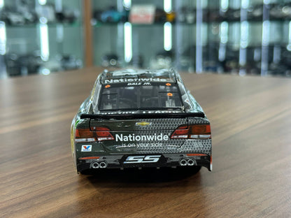 Action Racing Collectables NASCAR Chevrolet SS 2017 – Dale Earnhardt Jr #88 Nationwide Justice League – Silver – 1:24 Diecast Model (Full Opening, Limited Edition)