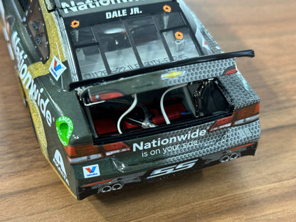Action Racing Collectables NASCAR Chevrolet SS 2017 – Dale Earnhardt Jr #88 Nationwide Justice League – Silver – 1:24 Diecast Model (Full Opening, Limited Edition)