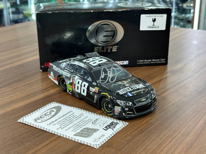 Action Racing Collectables NASCAR Chevrolet SS 2017 – Dale Earnhardt Jr #88 Nationwide Justice League – Silver – 1:24 Diecast Model (Full Opening, Limited Edition)