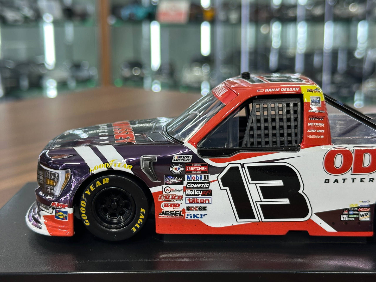 Nascar Ford F150 2023 – Hailie Deegan, #13 Odyssey Battery – N/A Diecast Model