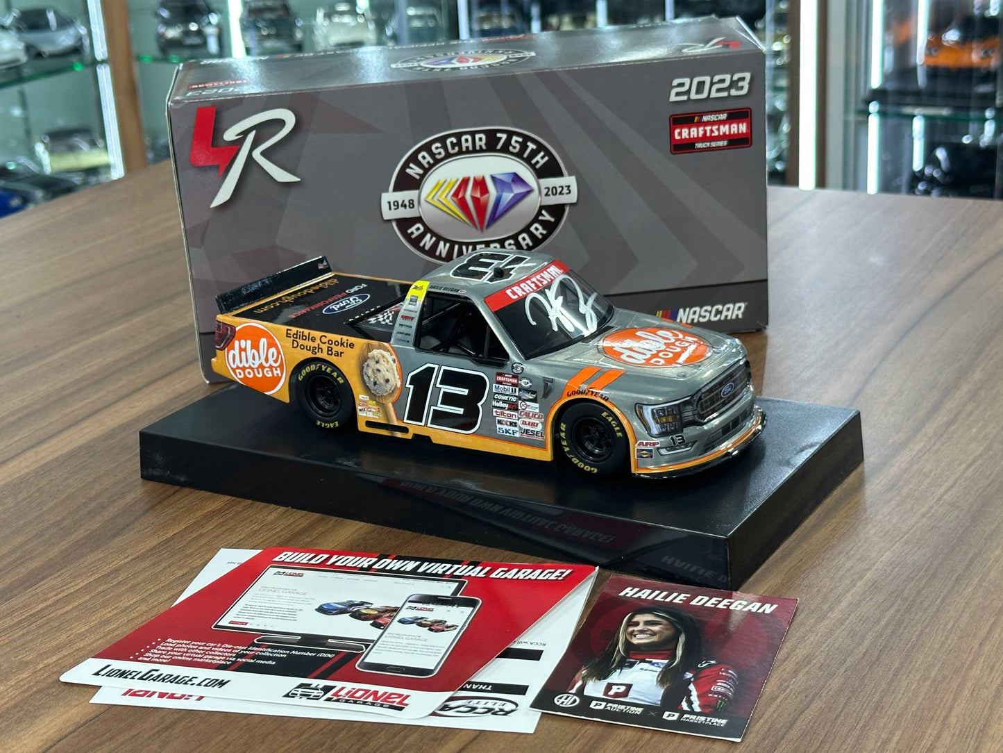 Nascar Ford F150 2023 – Hailie Deegan, #13 Dible Dough – Action Racing Collectible Diecast Model