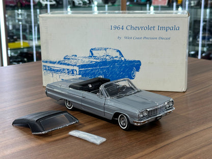 Chevrolet Impala 1964 1:24 Diecast – Silver – West Coast Precision Limited Edition