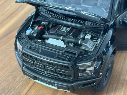 AUTOart Ford F‑150 Raptor 2019 – Black – 1:18 Diecast Metal Model (Full Opening, Limited Edition)