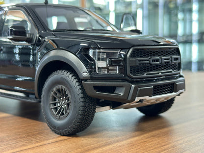 AUTOart Ford F‑150 Raptor 2019 – Black – 1:18 Diecast Metal Model (Full Opening, Limited Edition)
