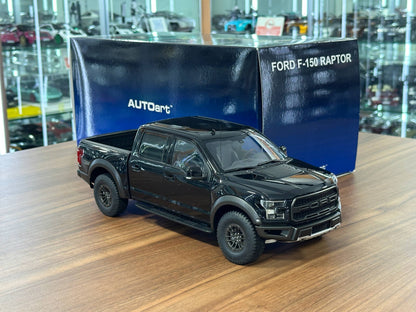 AUTOart Ford F‑150 Raptor 2019 – Black – 1:18 Diecast Metal Model (Full Opening, Limited Edition)