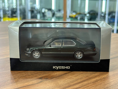 1:43 Diecast Model Kyosho Nissan Celsior (UCF21) P.I.O Tuning – Dark Green Mica