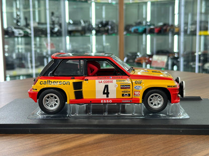 1/18 Diecast Solido RENAULT 5 TURBO – TOUR DE CORSE – 1980 – #4 RAGNOTTI/ANDRIE