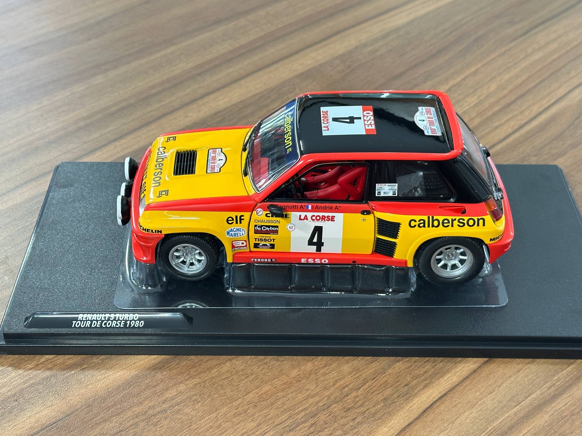 1/18 Diecast Solido RENAULT 5 TURBO – TOUR DE CORSE – 1980 – #4 RAGNOTTI/ANDRIE
