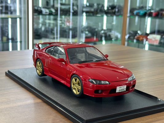 1/18 Diecast Solido Nissan Silvia S15 Spec-R Aero 1999 in Red
