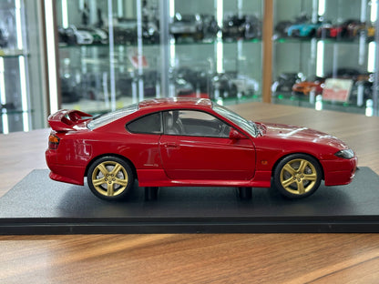 1/18 Diecast Solido Nissan Silvia S15 Spec-R Aero 1999 in Red