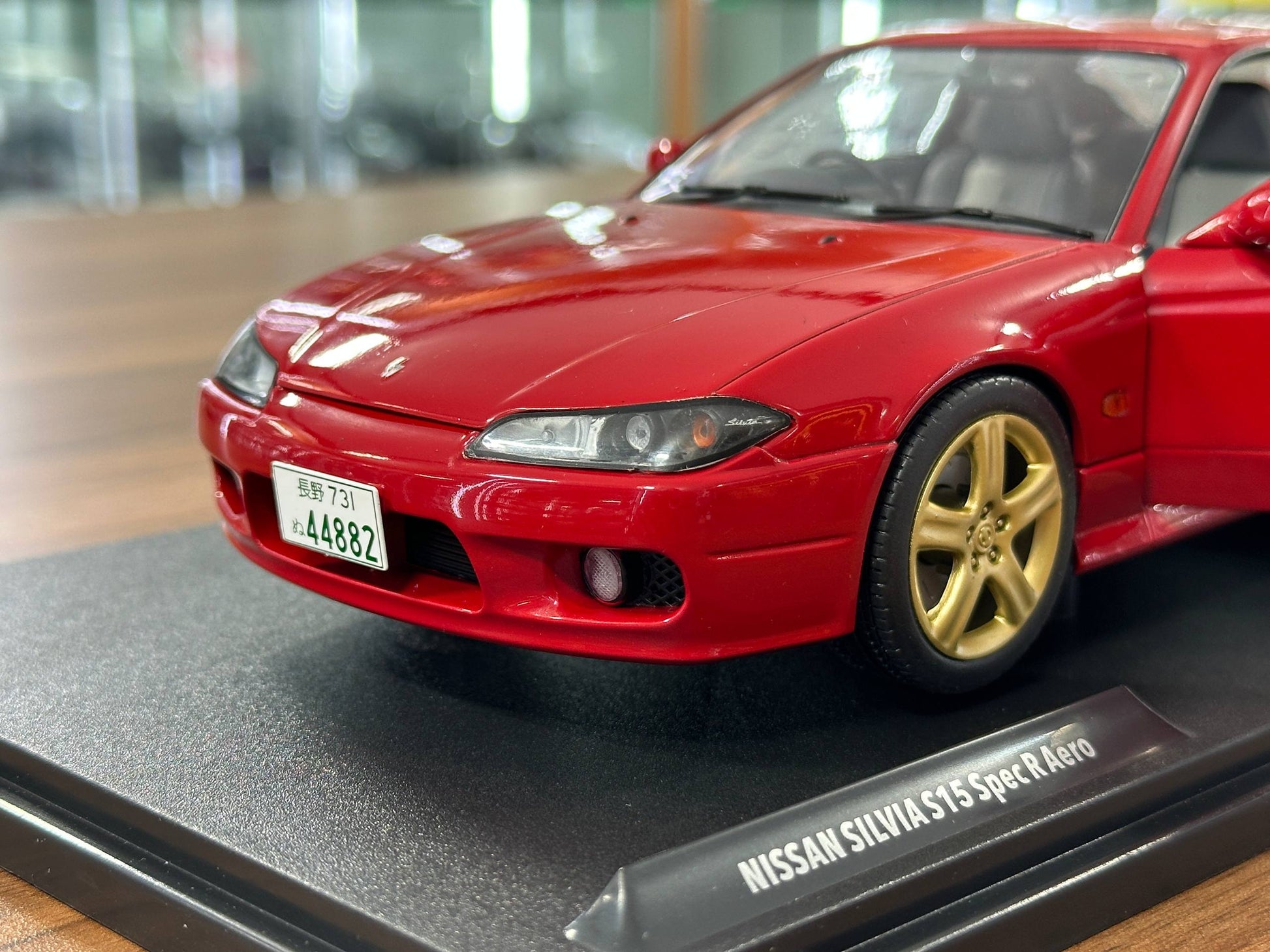 1/18 Diecast Solido Nissan Silvia S15 Spec-R Aero 1999 in Red