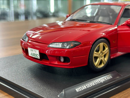 1/18 Diecast Solido Nissan Silvia S15 Spec-R Aero 1999 in Red