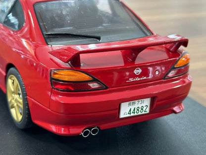 1/18 Diecast Solido Nissan Silvia S15 Spec-R Aero 1999 in Red