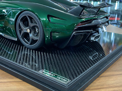 1/8 Resin FrontiArt Koenigsegg Regera  | Green Tinted Carbon | Limited Edition