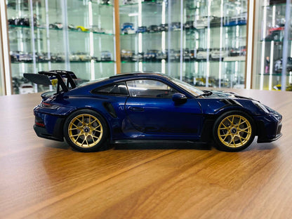 Norev Porsche 911 GT3 RS 1/18 Diecast - Gentian Blue (2022)