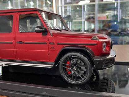 1/18 Resin MotorHelix Mercedes Benz AMG G63 2019 Matt Red Limited 69 pcs