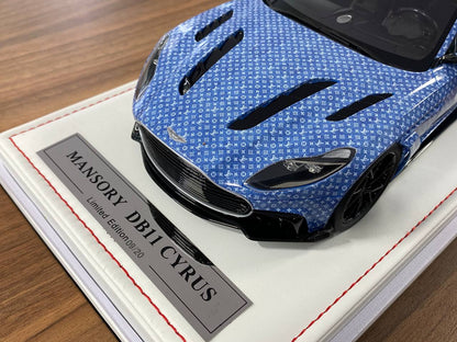 1:18 Resin Aston Martin DB11 CYRUS MANSORY– L+ Blue | Timothy & Pierre (Limited 20 pcs – Dubai Collectors)