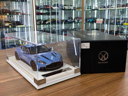 1:18 Resin Aston Martin DB11 CYRUS MANSORY– L+ Blue | Timothy & Pierre (Limited 20 pcs – Dubai Collectors)