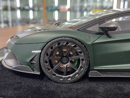 1:18 Resin Lamborghini Cabrera MANSORY – Green Carbon | Timothy & Pierre (Limited 99 pcs)