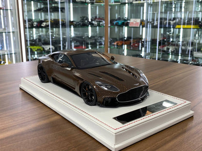 1:18 Resin Aston Martin DB11 CYRUS MANSORY – LV Old Flowers Brown | Timothy & Pierre (Limited 30 pcs)