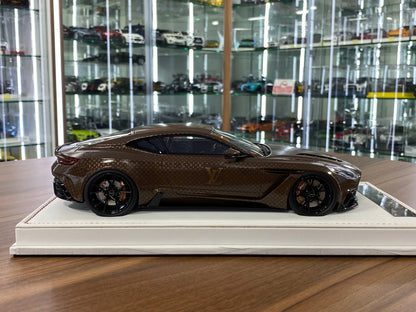 1:18 Resin Aston Martin DB11 CYRUS MANSORY – LV Old Flowers Brown | Timothy & Pierre (Limited 30 pcs)