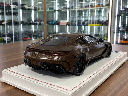 1:18 Resin Aston Martin DB11 CYRUS MANSORY – LV Old Flowers Brown | Timothy & Pierre (Limited 30 pcs)