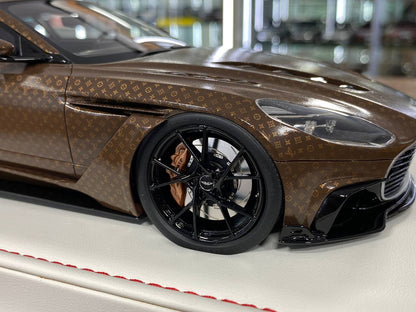 1:18 Resin Aston Martin DB11 CYRUS MANSORY – LV Old Flowers Brown | Timothy & Pierre (Limited 30 pcs)